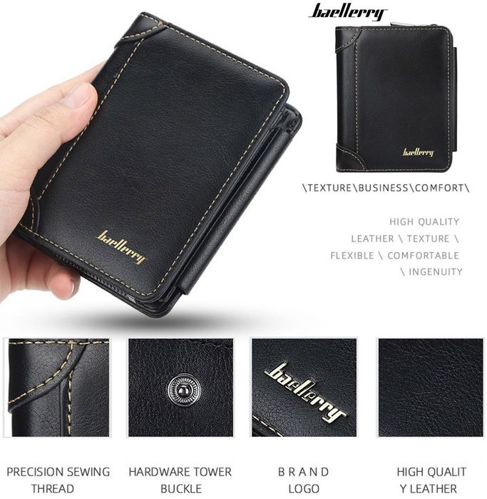 Мултифункционално портмоне за карти, пари и монети с цип