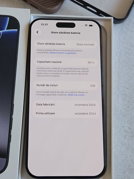 Iphone 16pro max 256GB baterie 95% , Full box