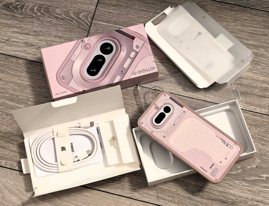 Telefon mobil Nothing Phone 4A, 256GB, 12GB RAM, 5G, Pink, garantie