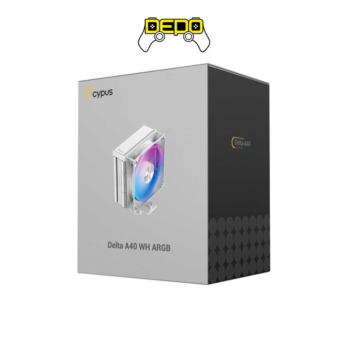 Воздушная охлаждения от Ocypus - Delta A40 ARGB Black and White