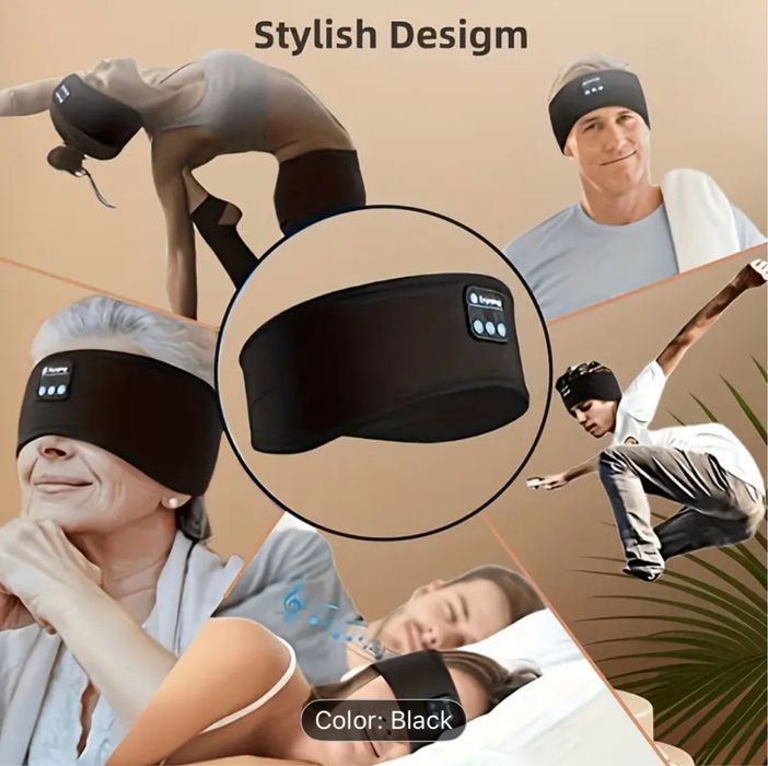 Bentiță Bluetooth Enjoying pt somn, sport, yoga, travel - NOUA