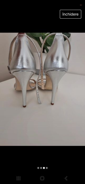 Sandale elegante piele Smiling Shoes, 37