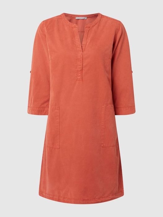 Rochie BETTY & CO din lyocell-bumbac de culoare roșu deschis