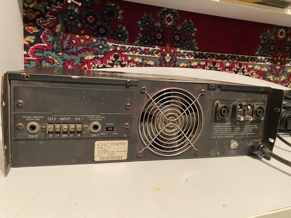 Концертный усилитель qsc mx3000a