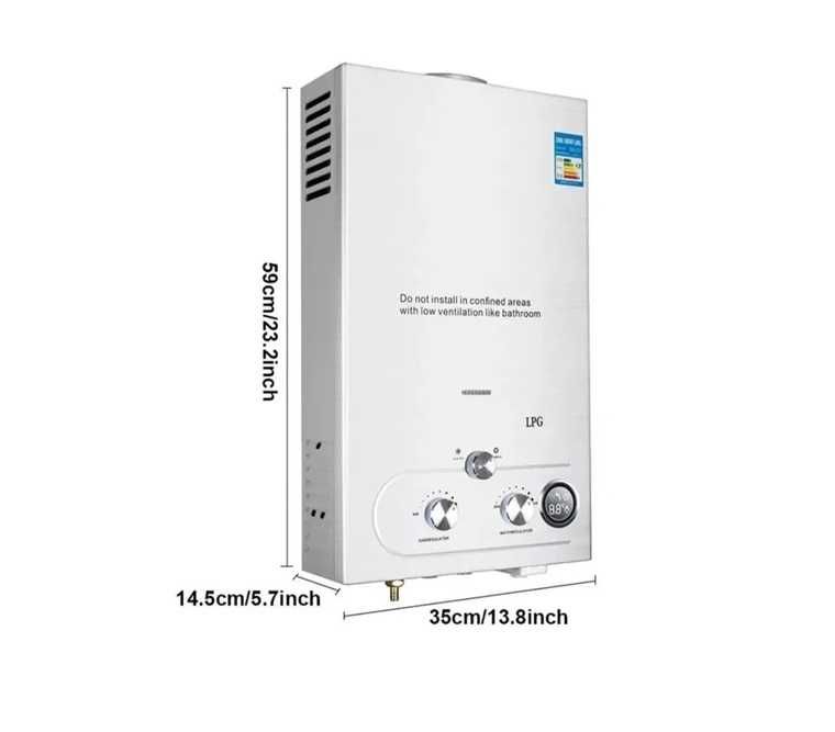 Газов бойлер, Проточен и Преносим бойлер, 6/8/10/16 литра