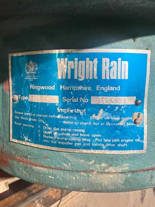 Pompa de irigat Wright Rain 61-02 - pe cardan (100 / 90 mm)