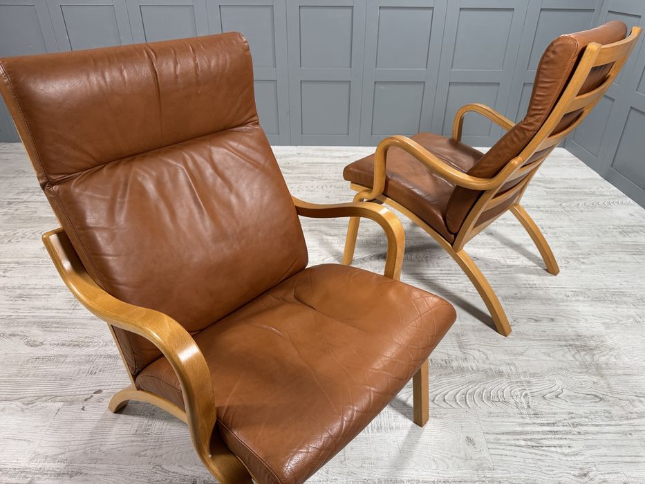 Датски кожени кресла Stouby Д1119