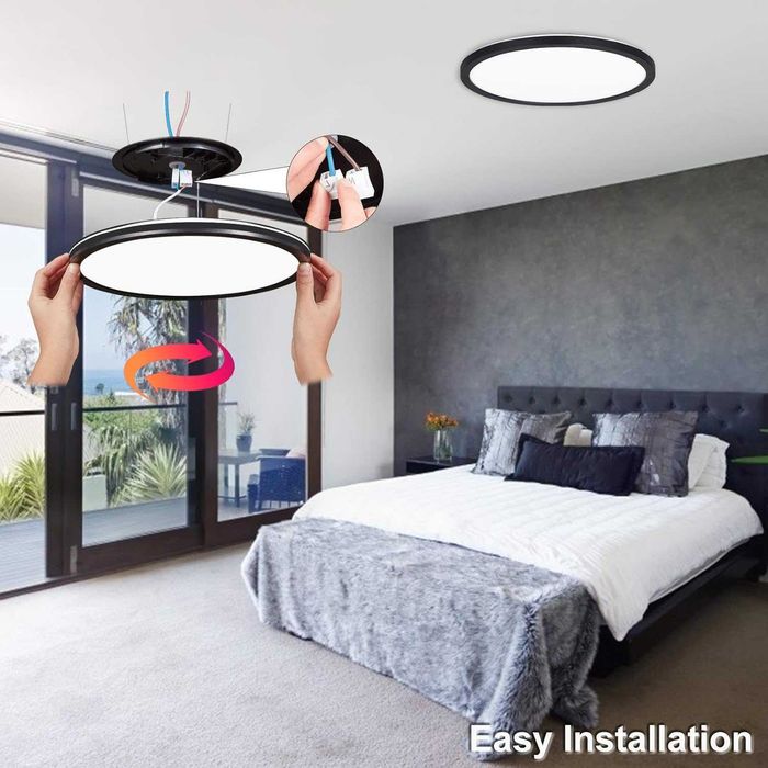 LED плафон за таван 18W Artbrite IP44 Ø29.5см лампа