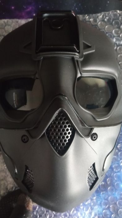 Cyberpunk Mask – Futuristic Techwear Cosplay Accessory for Raves and..