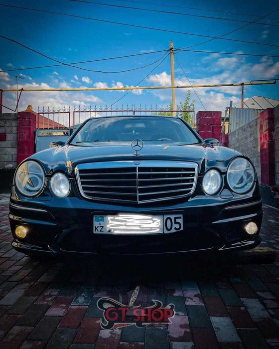 Бампера, губа, диффузор, AMG стиль на Mercedes-Benz W211 мерседес