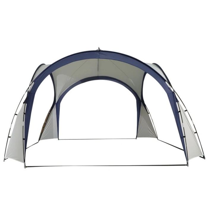Градинска шатра павилион Outsunny 3.5 x 3.5 м, Къмпинг куполна палатка, Сенник за събития на открито