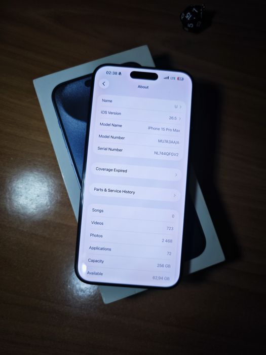 Iphone 15 pro max 256gb AA/A