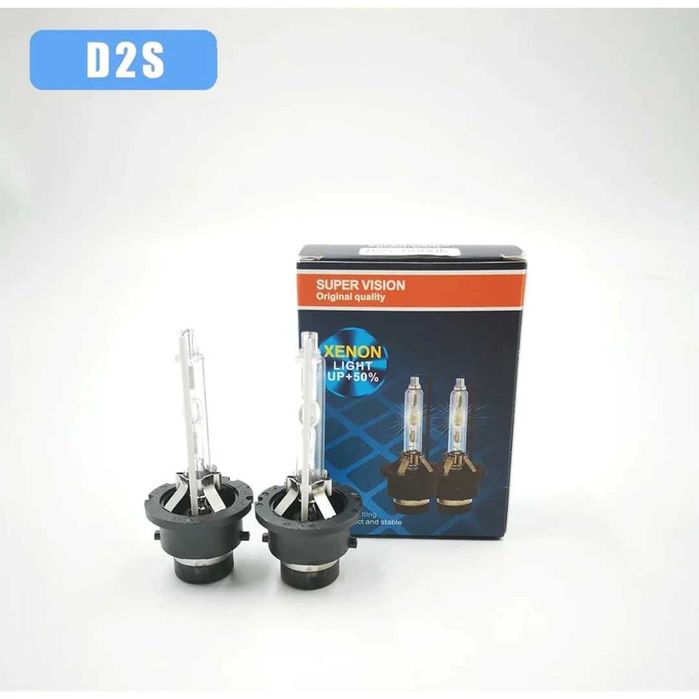 Set 2 becuri xenon D2S 6000K 35 w SuperVision UP +50%