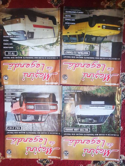 Revista Masini de legenda LADA Samara, VAZ 2107 TV 35 Wartburg Tourist