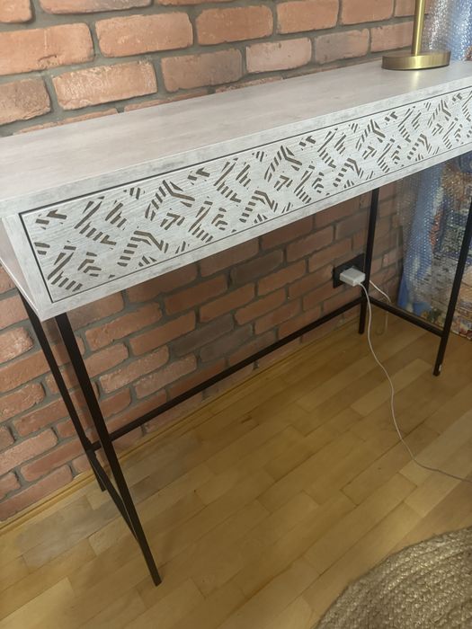 Consola alb antic 110x40x90