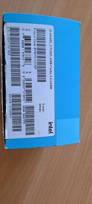 Процесор Intel Core i3-10105F LGA1200 BOX