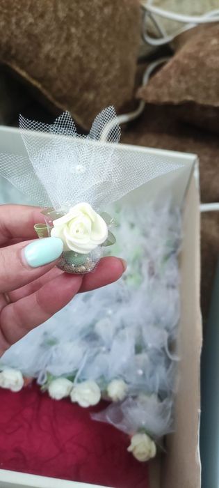 Сватбени късметчета (изработени според темата на сватбата; по желание)