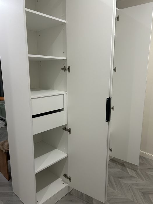 Шкаф с зеркалом, белый