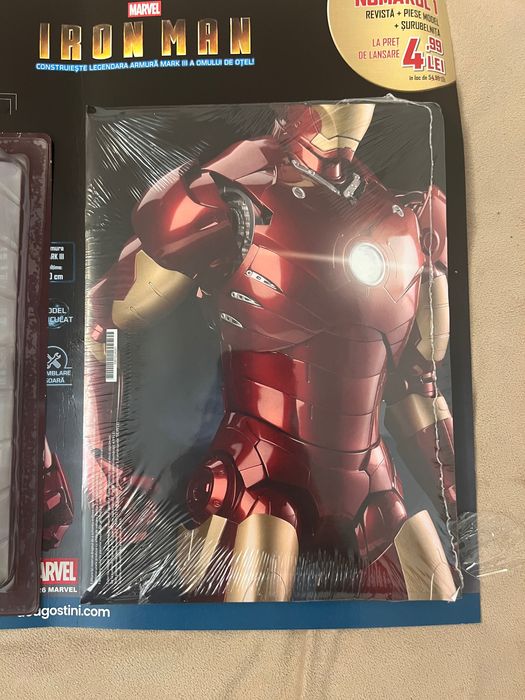 Marvel Casca lui Iron Man - Sigilata de construit