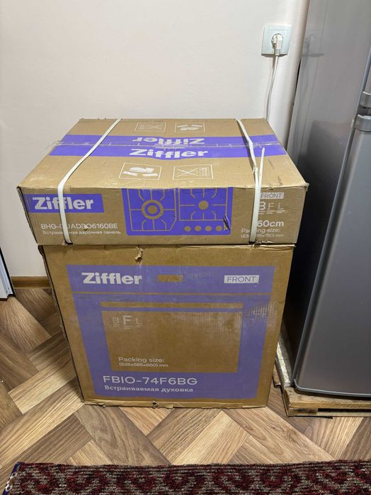 Духовая панель Ziffler + газовая панель комплект!