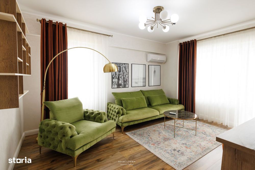 Intabulat! De vânzare apartament 3 camere mobilat premium, Royal Town