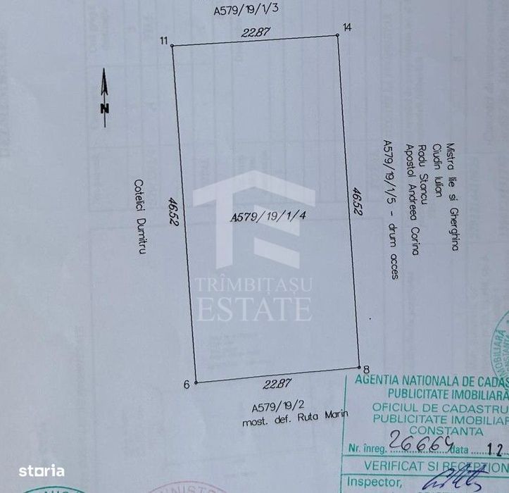 Teren Intravilan Plaja Corbu | 1.064 mp | Ideal Investiție