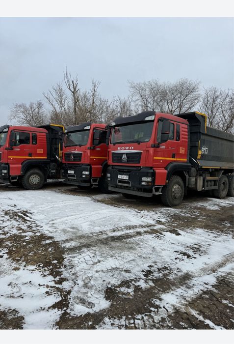 Услуги 25 тонных самосвалов HOWO