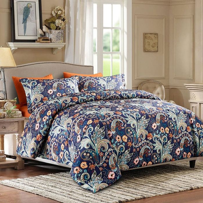 Set husă pilotă 135x200 cu fermoar + față pernă 80x80 cm, nou nouț