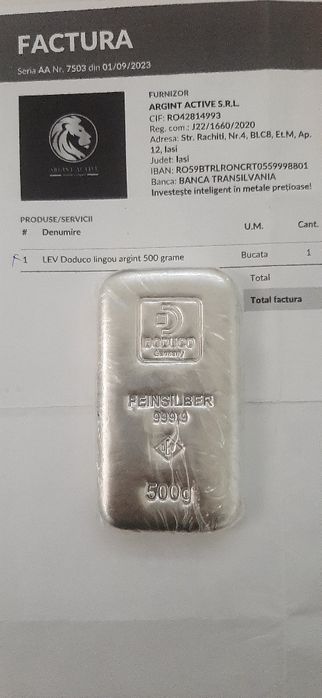 Argint Pur de Inaltã Calitate