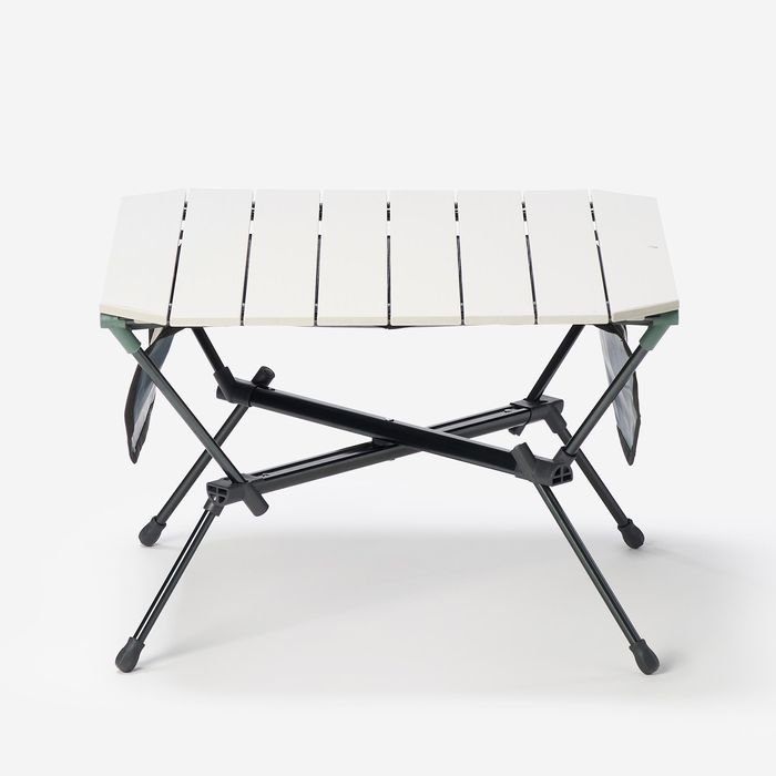 Masă de camping compactă, 2 persoane, alb - produs resigilat Decathlon
