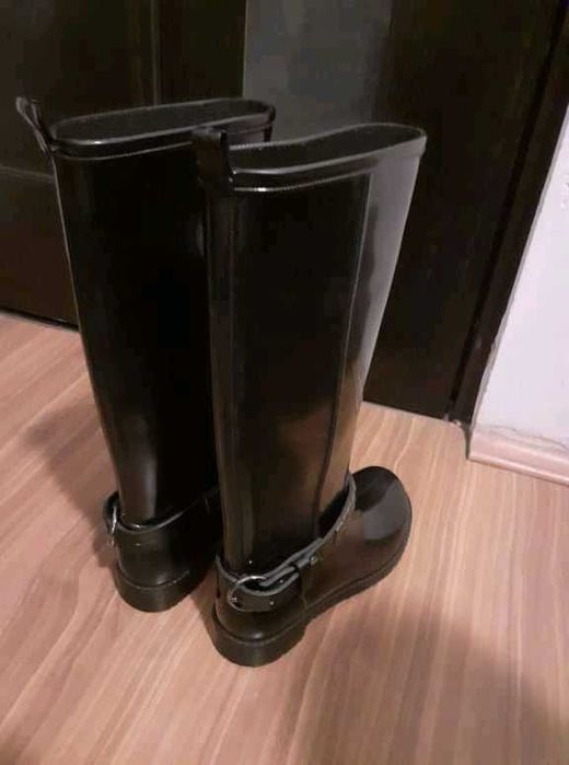 Cizme ploaie cauciuc_negre/ 36