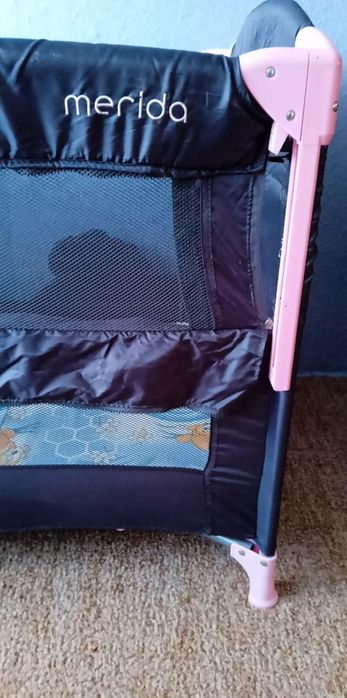 Сгъваема кошара с падаща страна на две нива