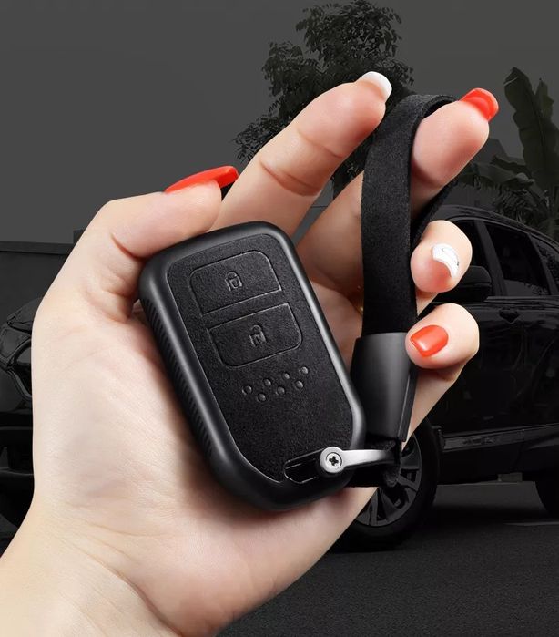 Велурен калъф за ключ Honda Hrv Civic Accord CR-V CRV HR-V