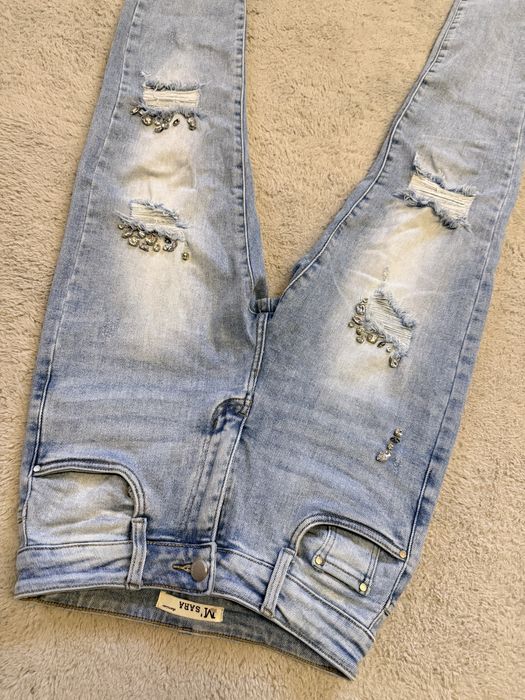 Дънки с камъни размер ХС/С