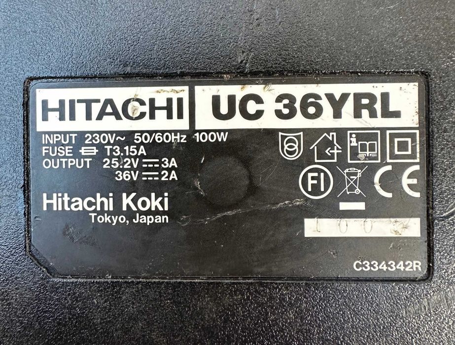 Hitachi UC 36YRL - Бързо зарядно 25.2 / 36V