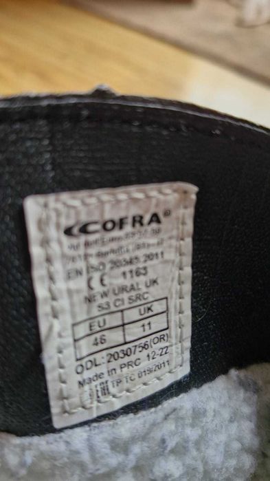 Bocanci  protecție iarnă, cu bombeu și lamelă din oțel, New Cofra Ural