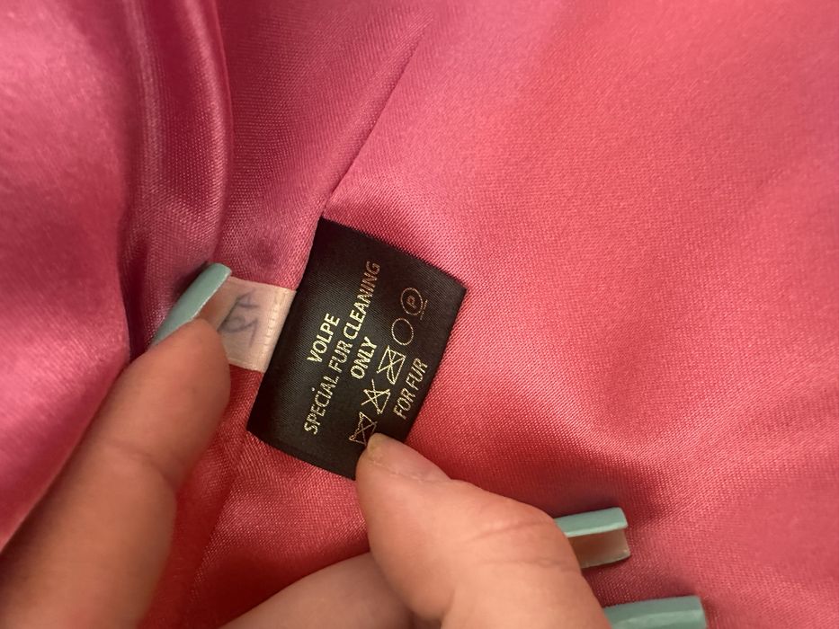 Blana naturala fucsia