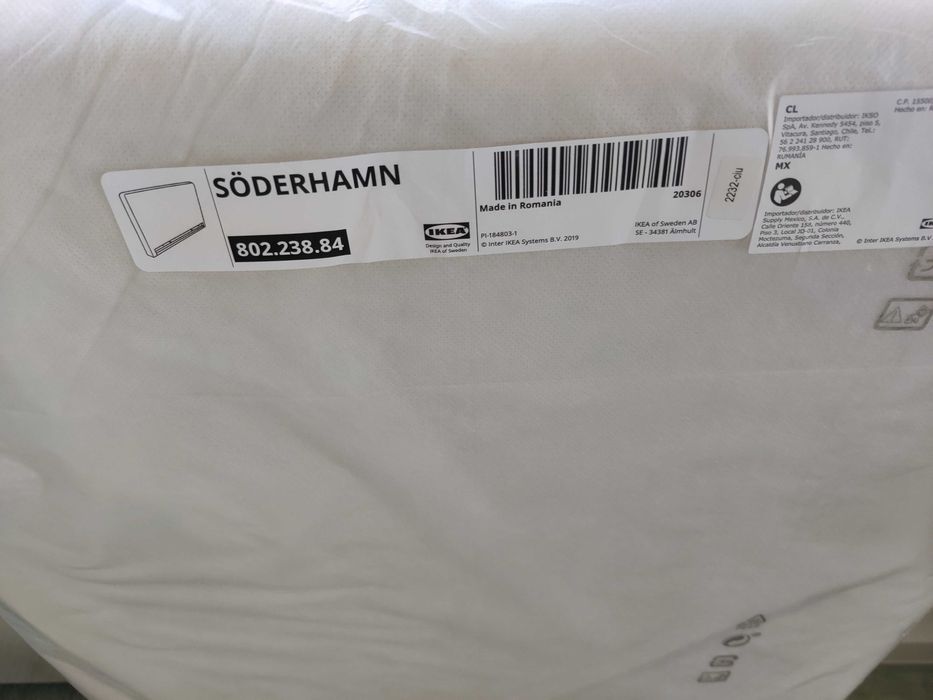 Подлакътник и калъфка за диван Soderhamn