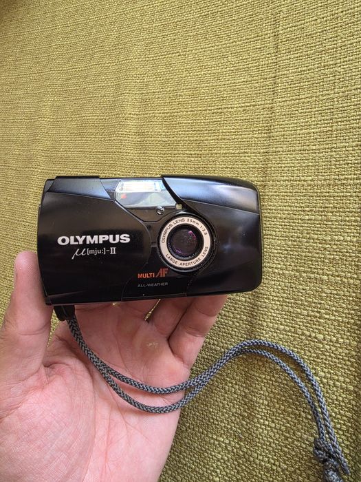Aparat Foto Olympus mju II 2 Stylus Epic Film 35mm f/2.8 Camera Point & Shoot Vintage Retro Colectie