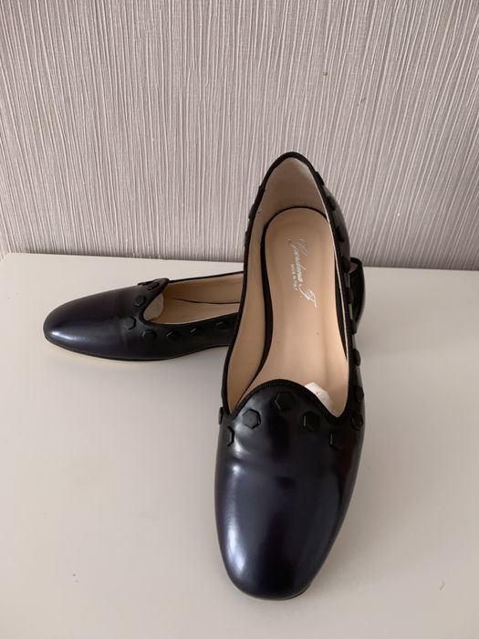 Кожанные балетки (новые)