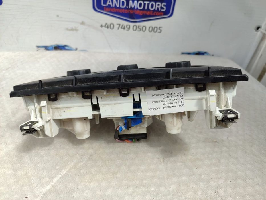 PANOU COMANDĂ CLIMA / AC MANUAL OPEL COMBO D 2012–2018 / COD OEM 735498657 (5E2)