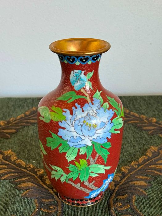 . vaze japoneze Cloisonné din alamă emailată 300 bucata sau 1000 toate 21 cm