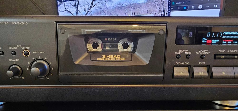 Deck Technics RS-BX747 cap de serie sau Technics RS-BX646 video test