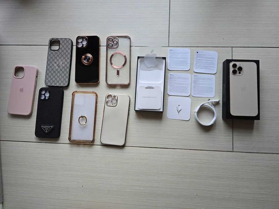 iPhone 12 Pro Max 128GB Gold Перфектен с аксесоари