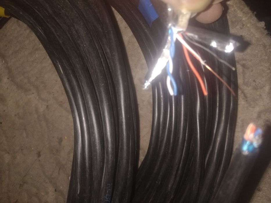 Куски кабеля, медный.