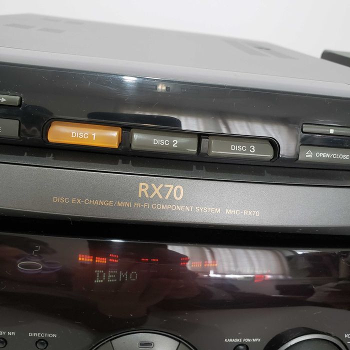 SONY RX70 L80H Уредба Аудиосистема Дек Касетофон Тонколони Диск 6ohm