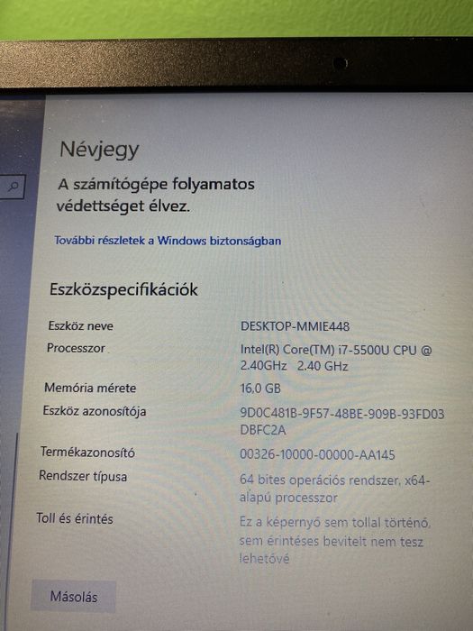 Laptop Toshiba dynabook