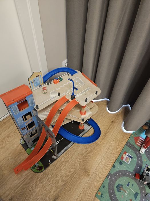 Дървена писта гараж Lidl, XXL