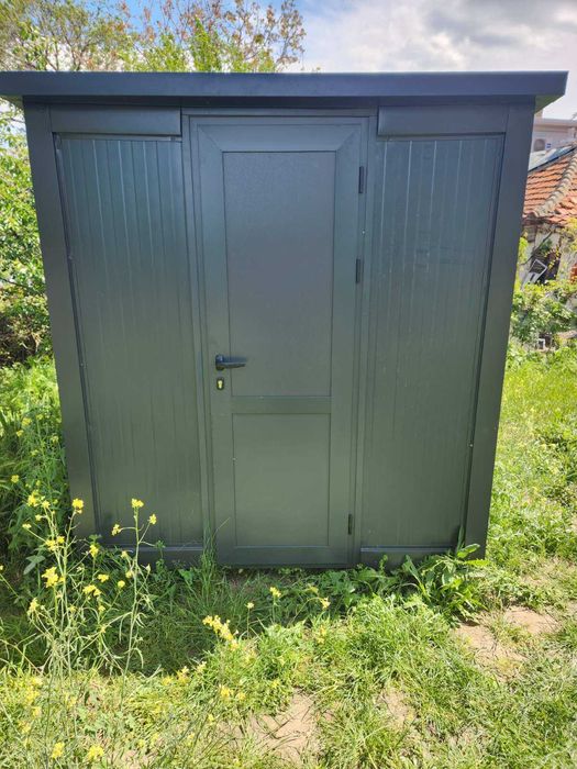 Градинска барака, преносим склад 2,0х2,0х1,8м. Метал и термо панели