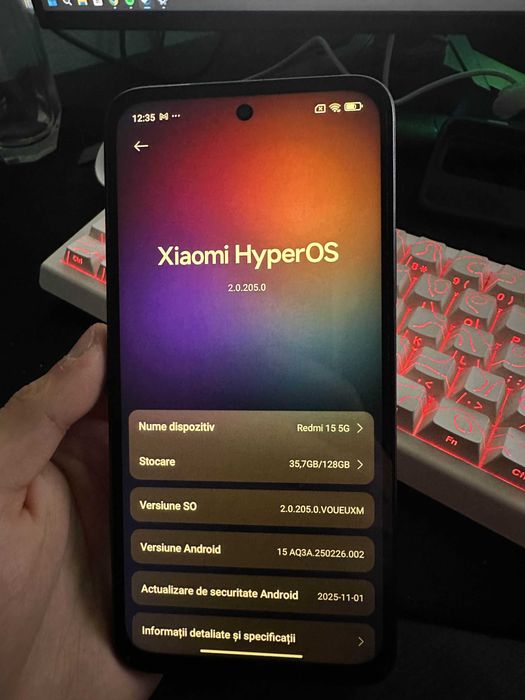 Xiaomi Redmi 15, 4GB RAM, 128GB, 5G, Midnight Black